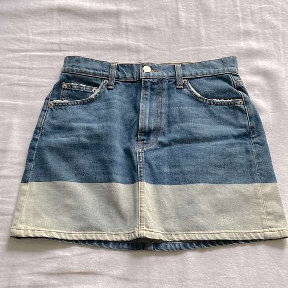 Reformation Dresses & Skirts - Size 26 Reformation Ella Denim Mini Skirt